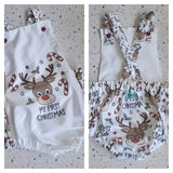 Christmas Bib style Rompers