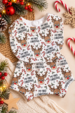 Christmas Nappy Cover & Bib Set