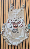 Christmas Rompers & Overalls Collection