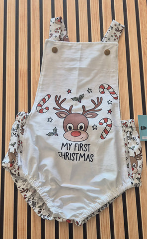 Christmas Rompers & Overalls Collection