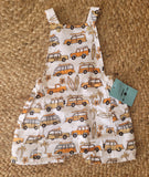 Planes Trains and Automobiles Theme Overalls