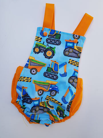 Planes Trains and Automobiles Theme Rompers - Buba&Co